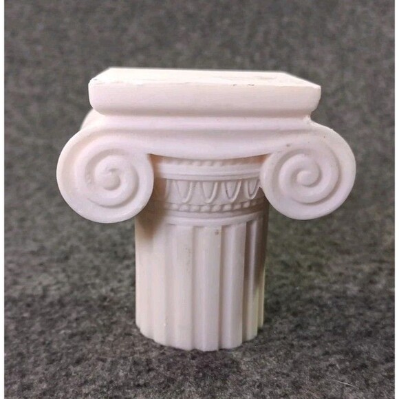 Athena Athene Greek Goddess of Wisdom Warfare Handicraft Statute Alabaster 10" - Picture 11 of 16